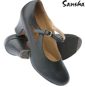 נעלי פלמנקו מעור SANSHA
